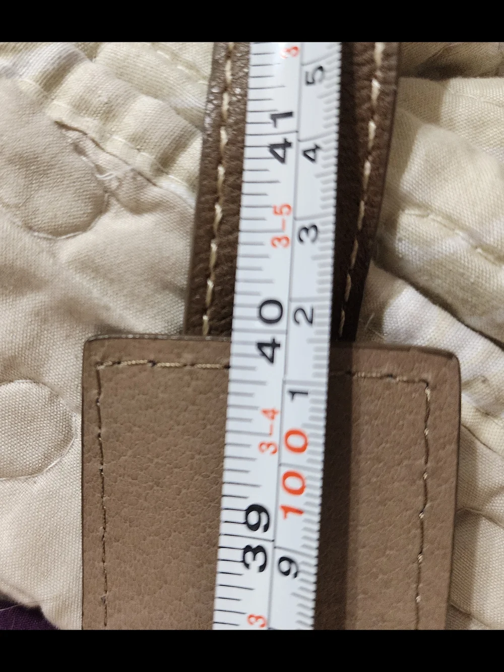 Women's Wide Leather Belt Strap in Beige